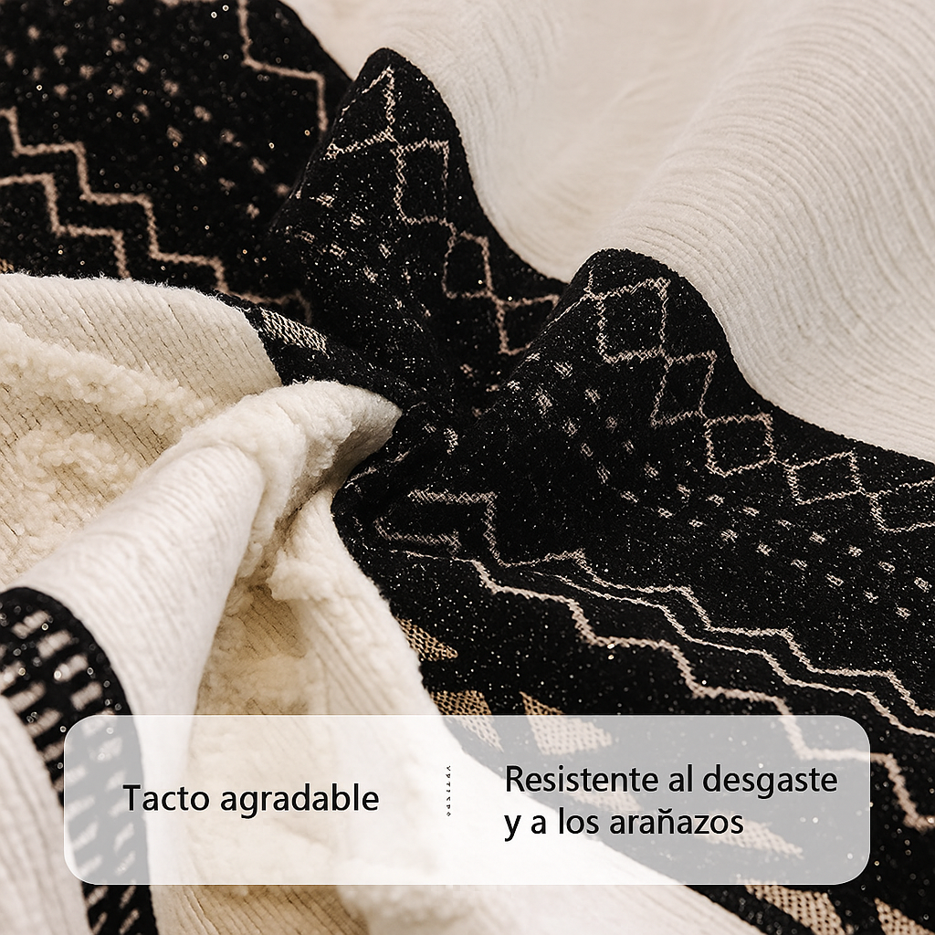 [Llevá 2 Pagá 1] Funda para Sofá Roman 100% Algodón con Diseño Elegante y Atemporal +REGALO: 2 Almohadas
