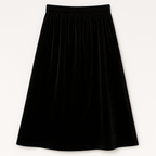 [Llevá 3 Pagá 2] Falda Midi Femenina de Chenilla y Terciopelo con Cintura Alta (¡Elegante y Minimalista!)