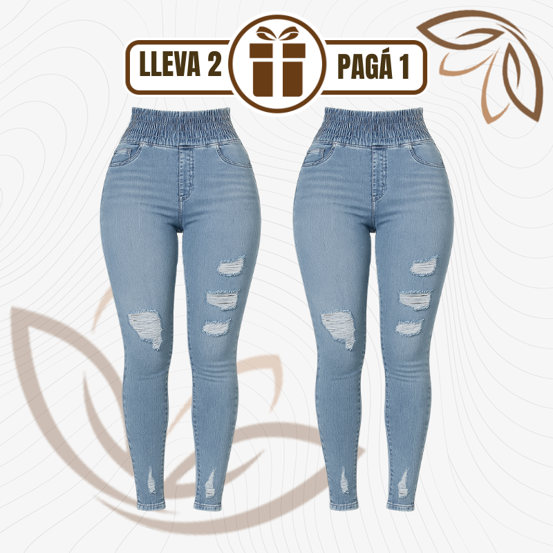 [Leve 2 e Pague 1] Calça Jeans Feminina Modeladora | Modela Suas Curvas com Conforto
